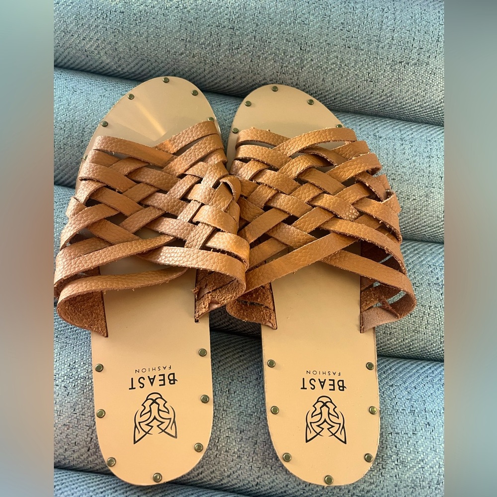 Sandals, new.